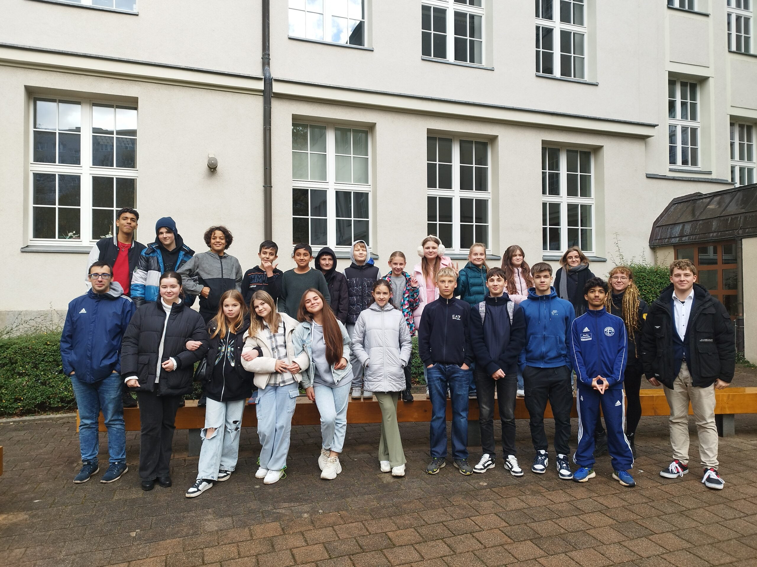 Gruppenfoto Standortbesuch Chemnitz