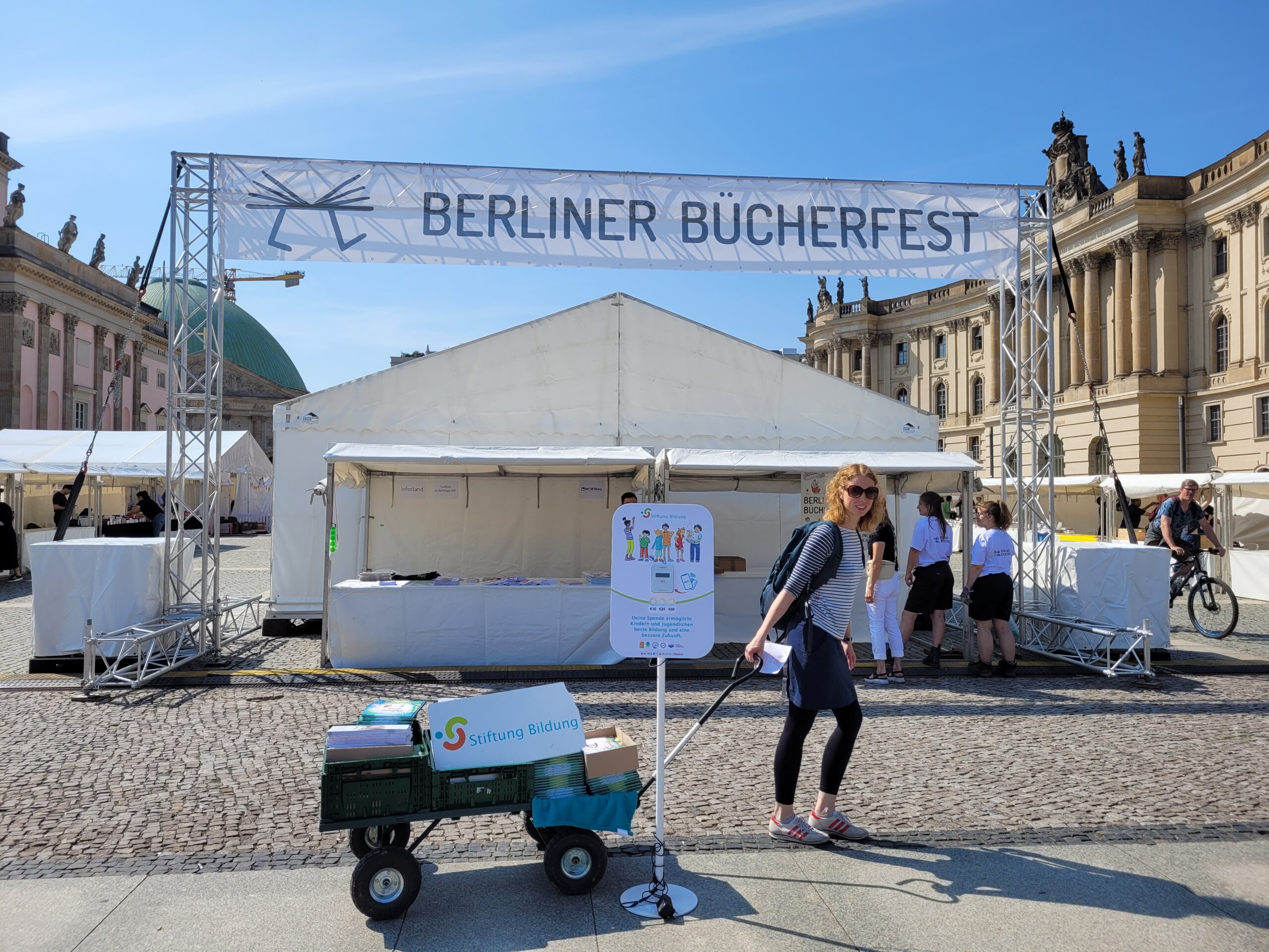 Berliner Bücherfest, Stand der Stiftung Bildung