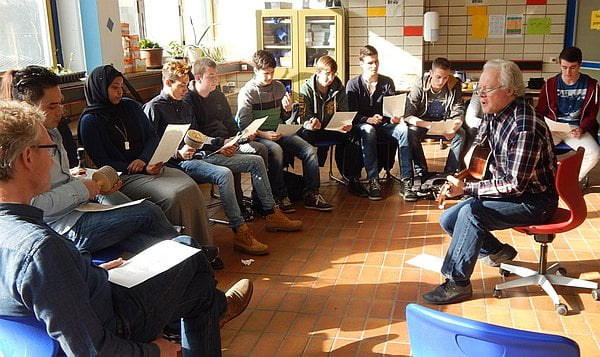 Schüler in einer Arbeitsgruppe