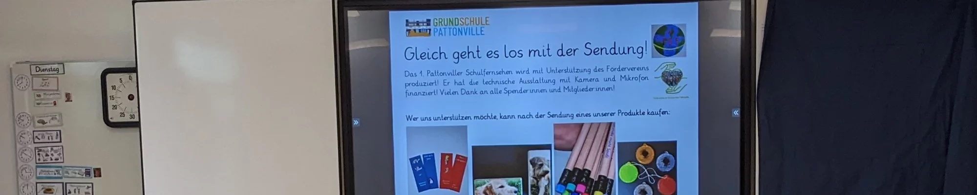 Projekt "Kinderrat und Schulfernsehen" - Nominiert für den Förderpreis 2024 - Slide