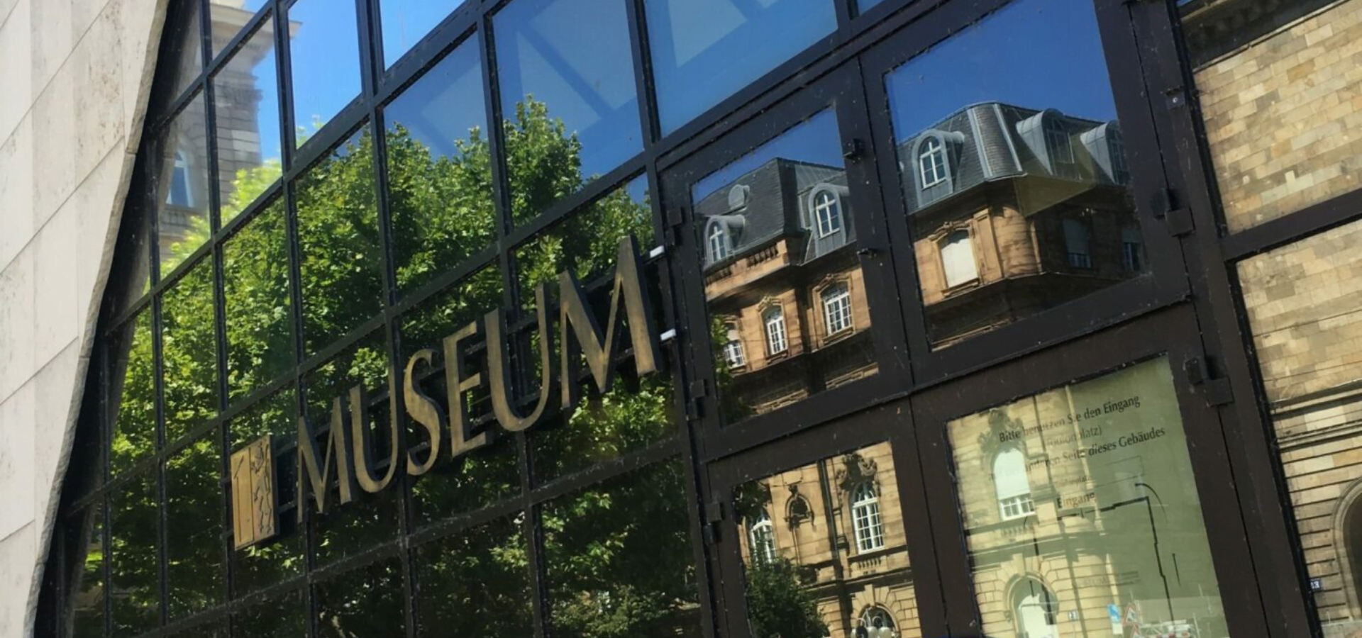 Der Eingang des Reiss-Engelhorn-Museums in Mannheim
