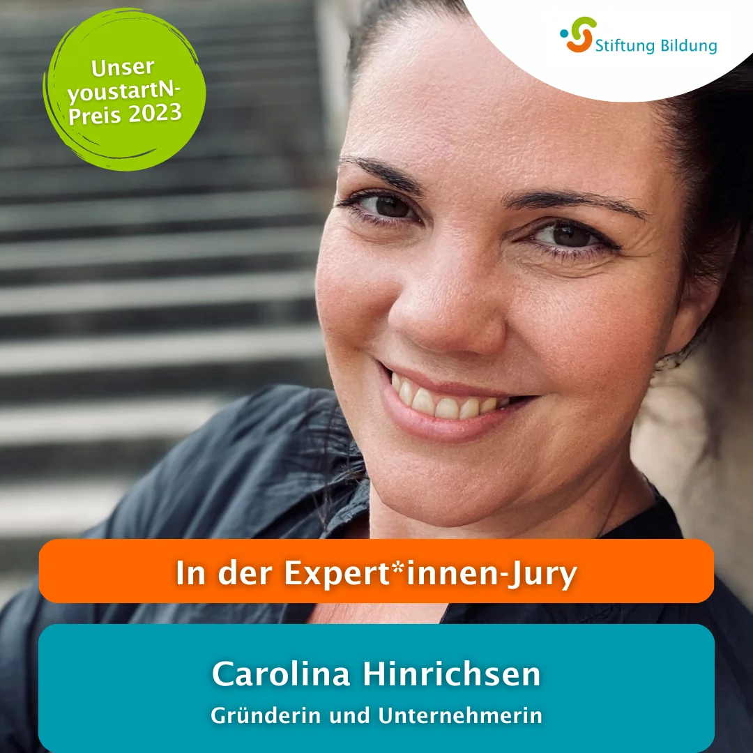 Carolina_Jury Carolina Hinrichsen - Jury für den youstartN-Preis 2023
