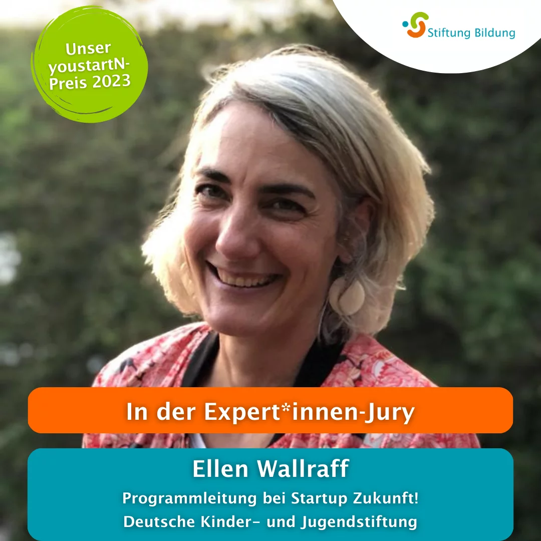 Ellen_Jury Ellen Wallraff - Jury für den youstartN-Preis 2023