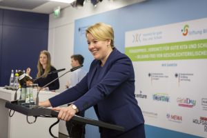 Rede von Ministerin Giffey - Förderpreis 2018