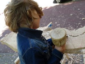 Nachhaltig: Holzwerkstatt | Symbolbild (c) Theodor-Storm-Grundschule Berlin