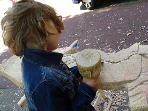 Nachhaltig: Holzwerkstatt (c) Theodor-Storm-Grundschule Berlin