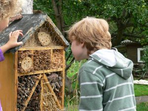 Nachhaltig: Insektenhotel (c) Kinder- und Jugendbauernhof Kassel