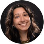Porträtfoto von Lisa Ahmadi - Team der Stiftung Bildung