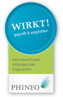 Logo des PHINEO-Wirkt-Siegels
