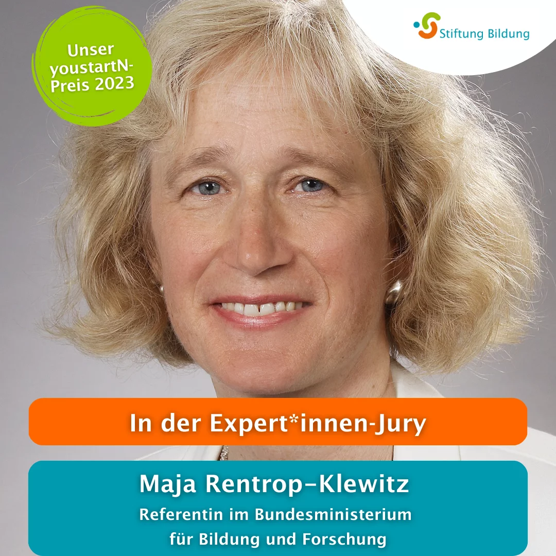 Maja_Jury Maja Rentrop-Klewitz - Jury für den youstartN-Preis 2023