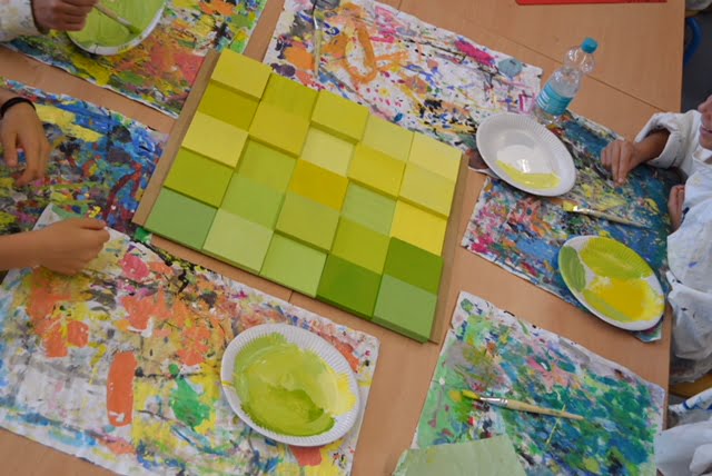 Farben mischen - Stiftung Bildung fördert Nachhaltigkeitstag