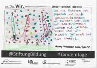 Impressionen aus dem Tandemalltag - Gemaltes Bild