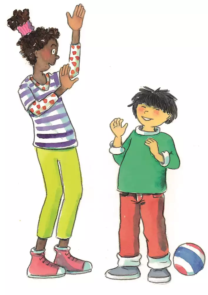 Kinder Linda und Luan aus dem Pixi Chancenpatenschafts-Buch