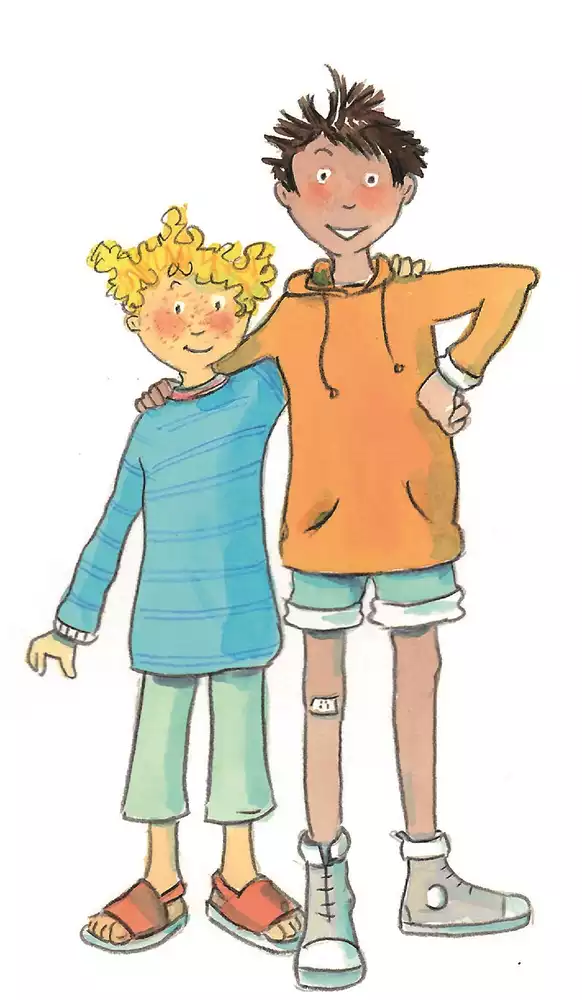 Pixi_Mateo-Kim Kinder Mateo und Kim aus dem Pixi Chancenpatenschafts-Buch