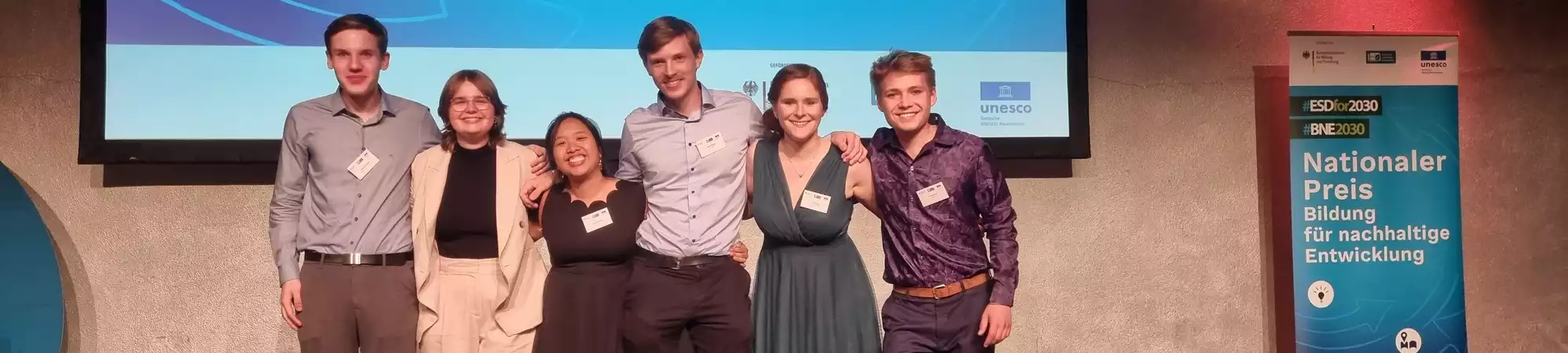 Poetry Slam bei der Gala zur Verleihung des Nationalen Preis BNE
