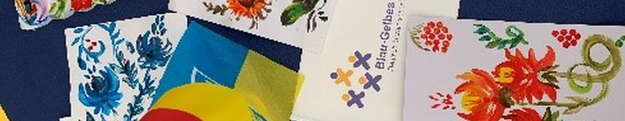 Gemalte Bilder - Projekt "Tanzgruppe" - Fluchtpatenschaften