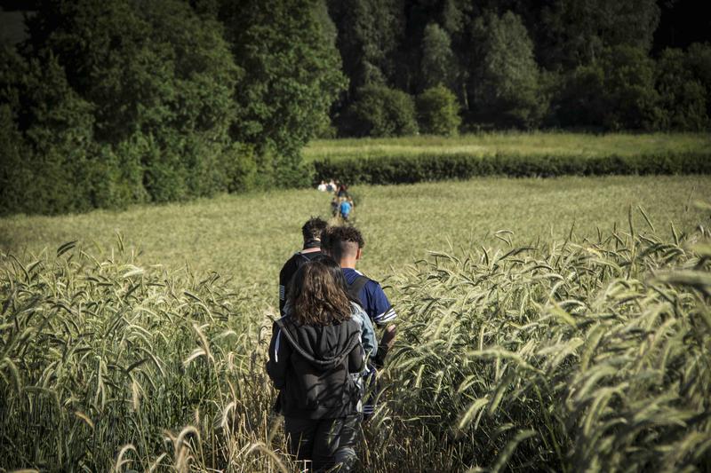 Schüler*innen im Wanderprojekt in England - Stiftung Bildung fördert