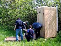 Eine Komposttoilette für die Lumpenmühle